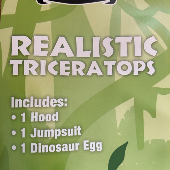 Toddler Realistic Triceratops Halloween Costume 3T - Picture 3 of 4